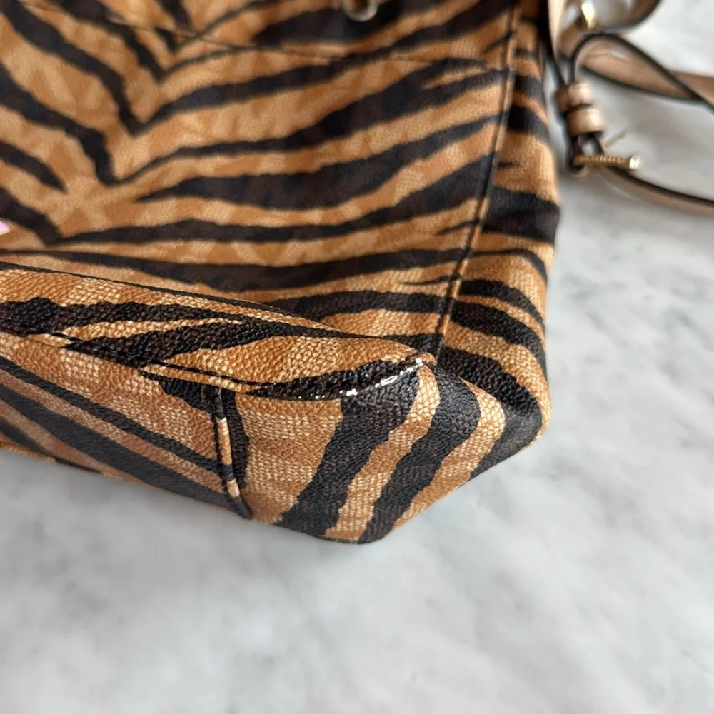 Michael Kors Tiger Print Crossbody - Picture 8 of 10